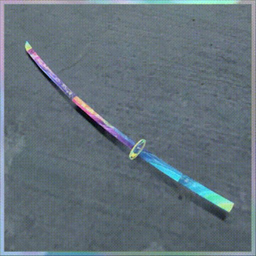 Katana - Holographic Rainbow